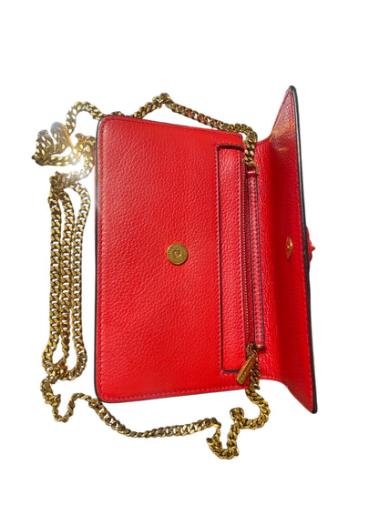 Versace Red Medusa Crossbody Handbag