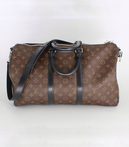 Louis Vuitton Monogram Macassar Keepall Bandouliere 45 W/ Strap