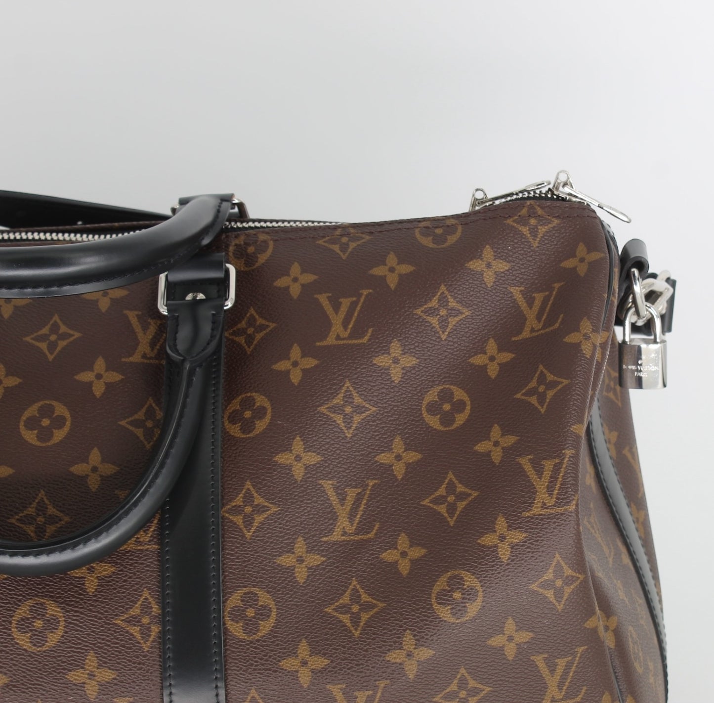 Louis Vuitton Monogram Macassar Keepall Bandouliere 45 W/ Strap