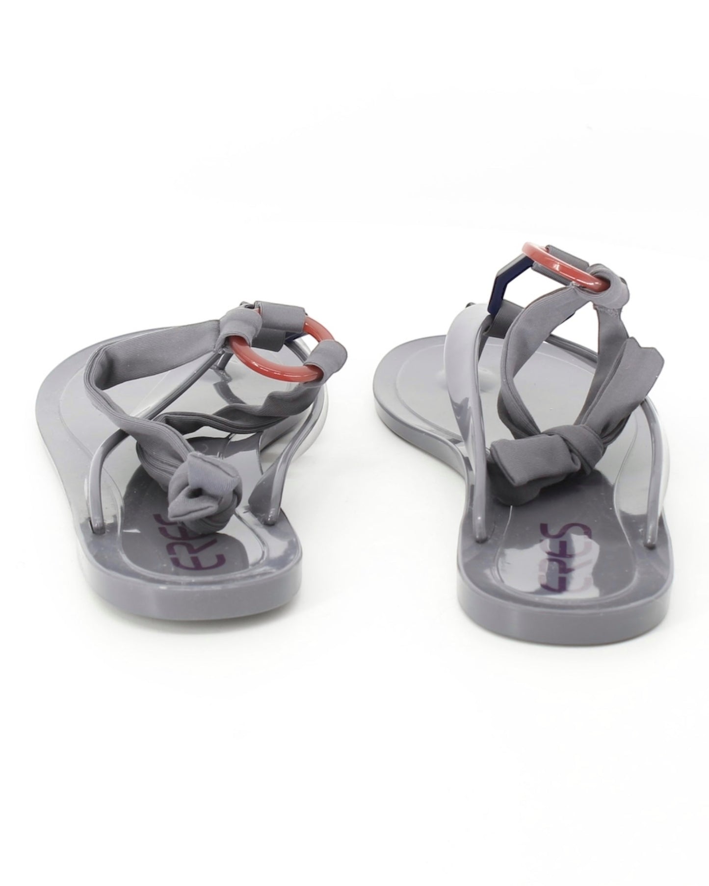 Eres Grey Thong Jelly Sandals Size 36.5