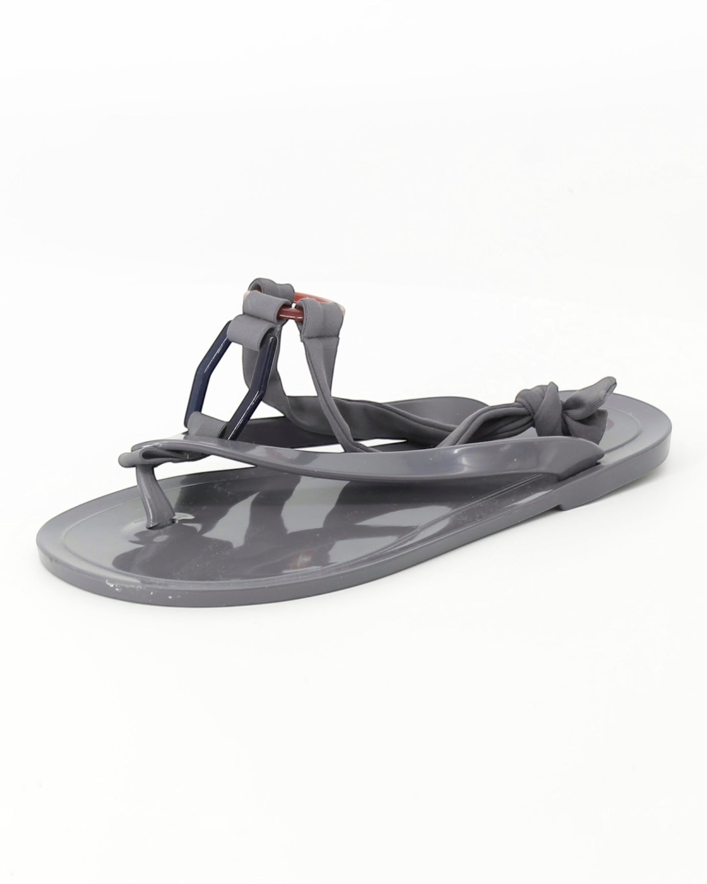 Eres Grey Thong Jelly Sandals Size 36.5