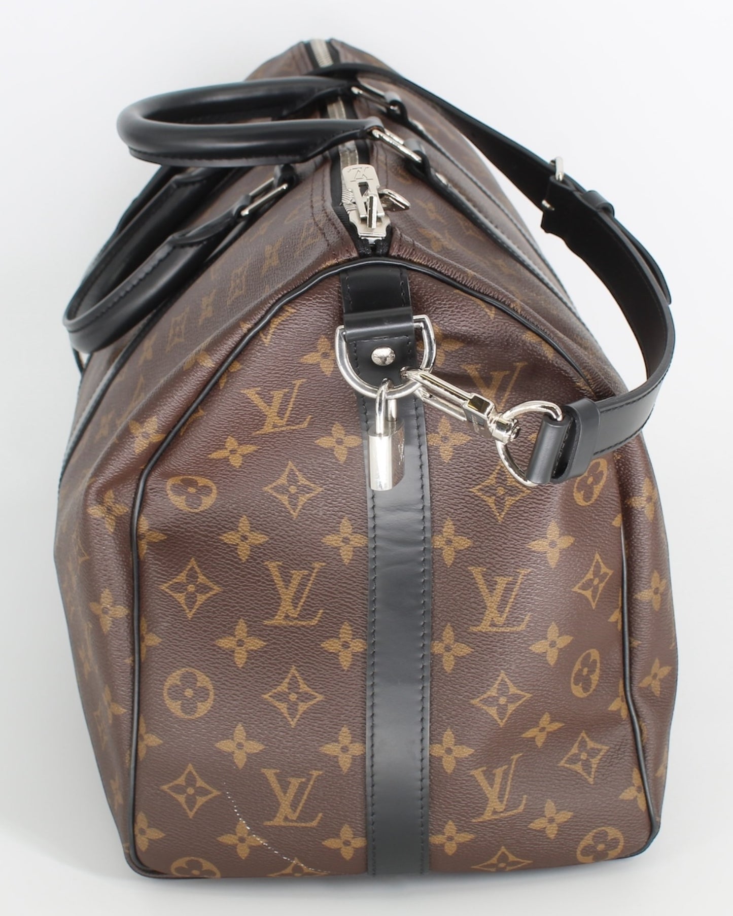 Louis Vuitton Monogram Macassar Keepall Bandouliere 45 W/ Strap