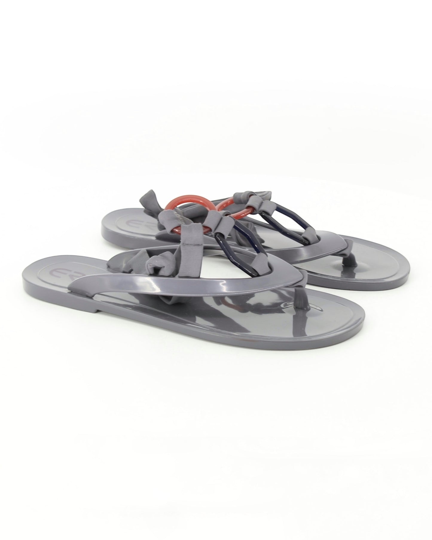 Eres Grey Thong Jelly Sandals Size 36.5