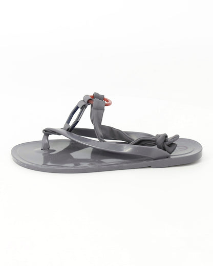 Eres Grey Thong Jelly Sandals Size 36.5