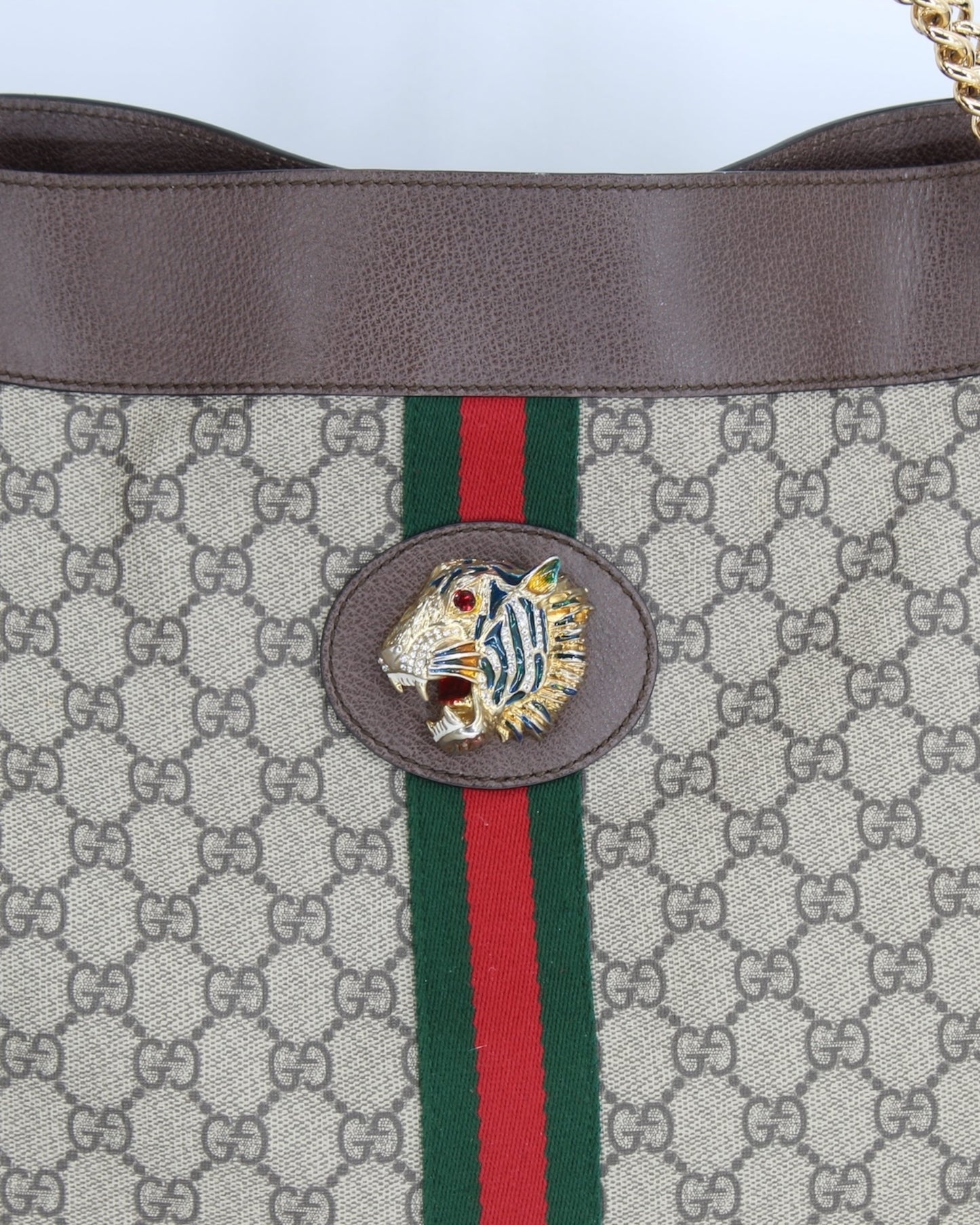 Gucci Supreme Large GG Rajah Tote Bag