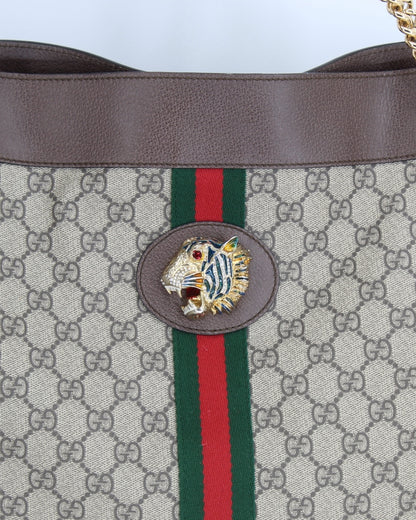 Gucci Supreme Large GG Rajah Tote Bag