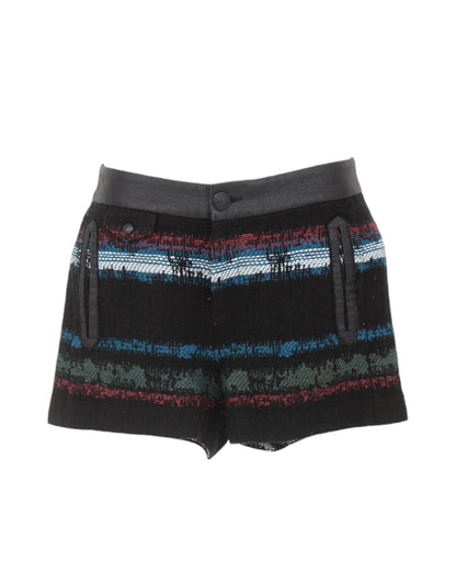 Rag & Bone Black Multicolor Tweed (2/2 Set) Shorts Size 0