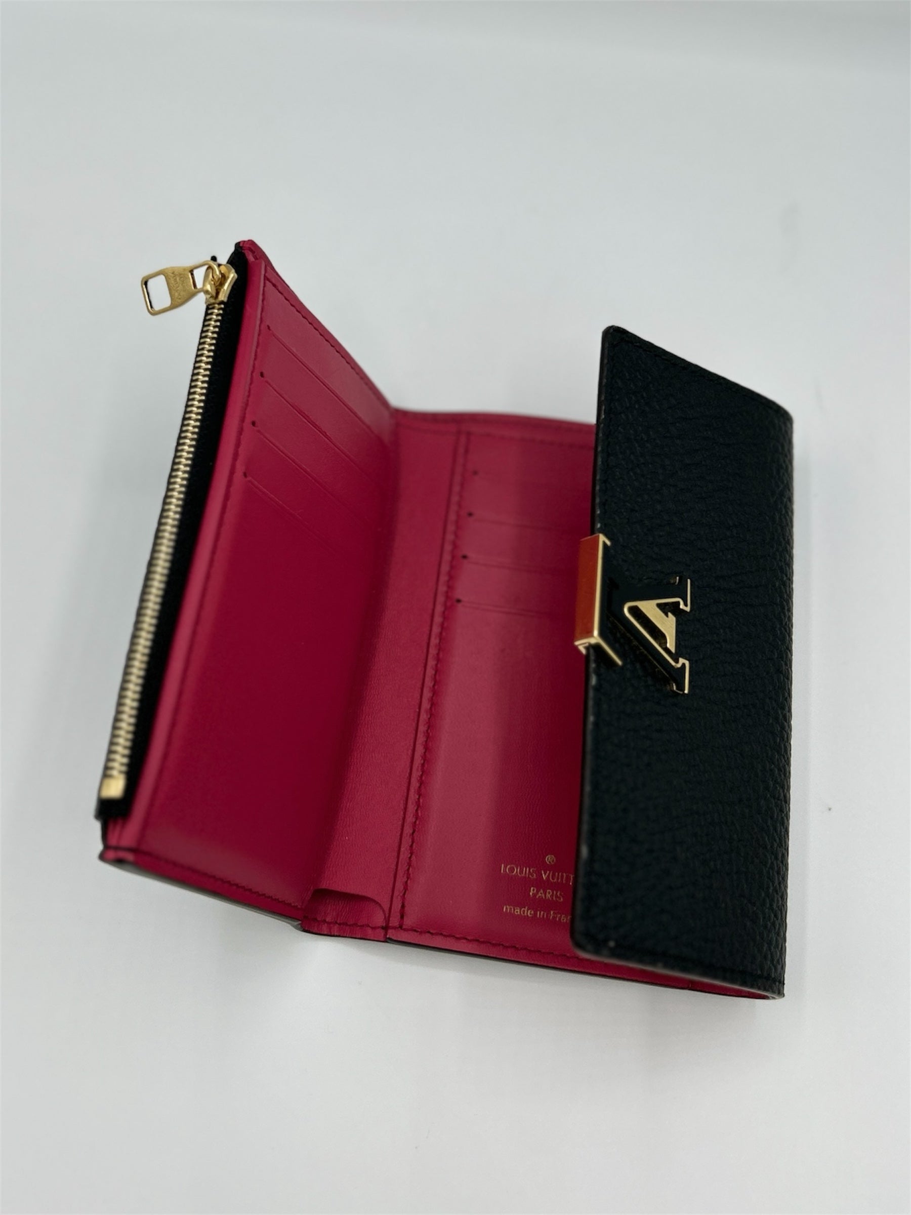 Louis vuitton newest wallet black leather