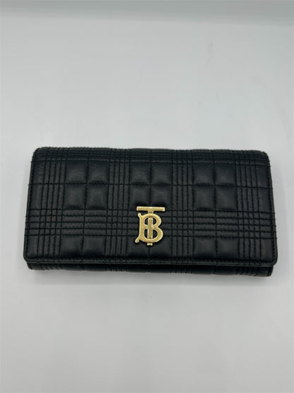 Burberry Black Quilted Leather Continental Wallet