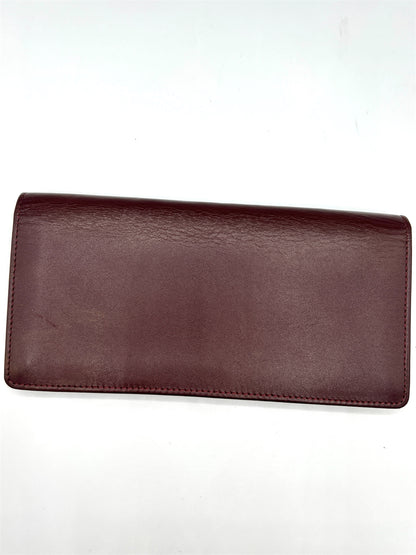 Cartier Burgundy Leather Bifold Wallet