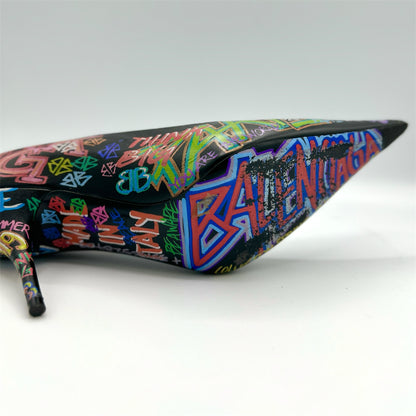 Balenciaga Graffiti S/S Multicolor Pump Heels Size 40