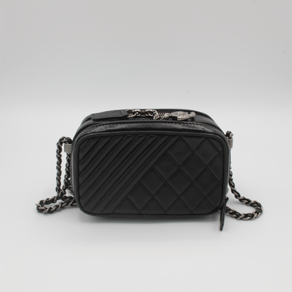 Chanel Quilted Leather Camera Shoulder Bag