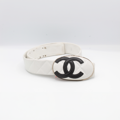 Chanel Vintage Quilted Leather Belt