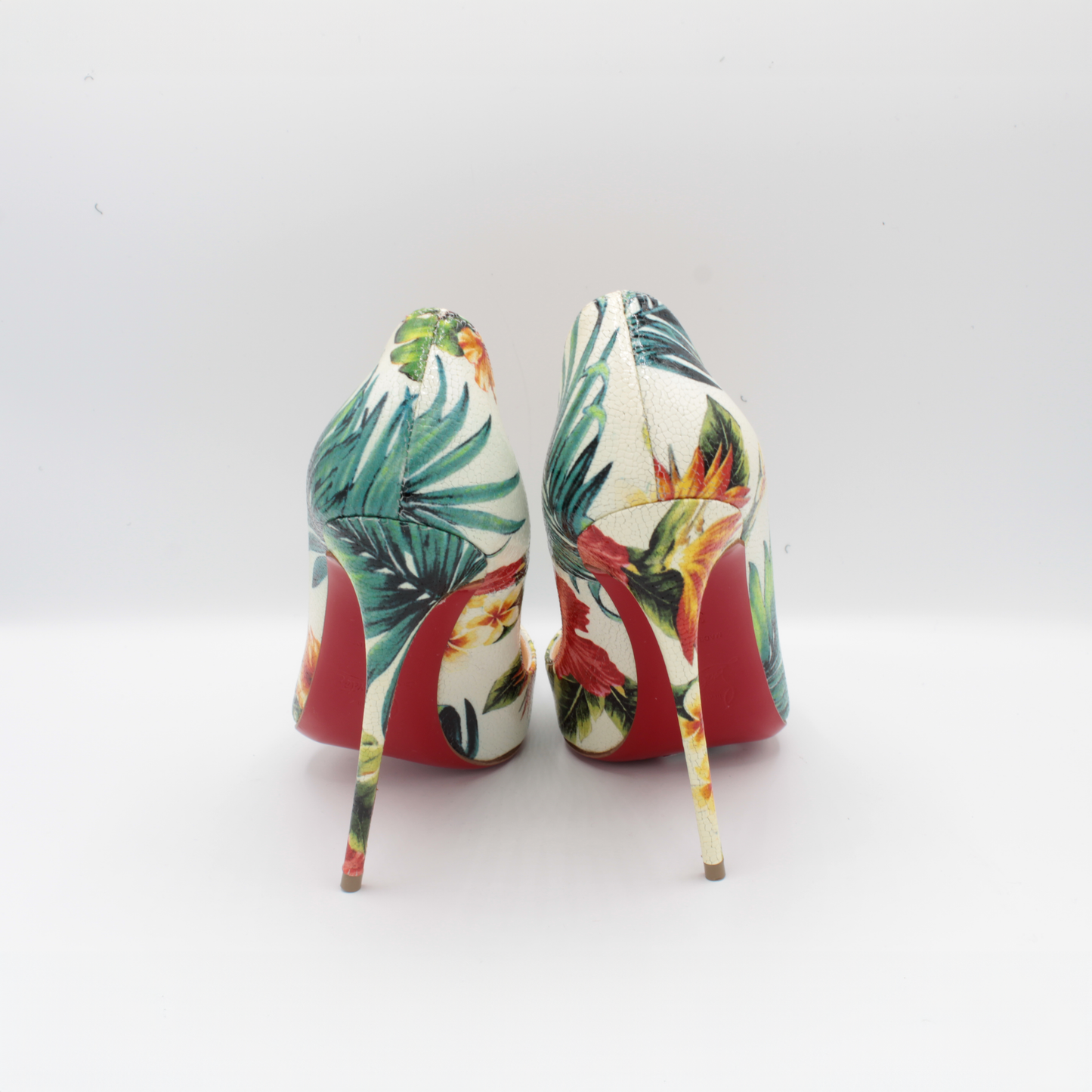 Christian Louboutin Leather "So Kate Hawaii" Pumps Size 37.5