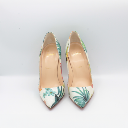 Christian Louboutin Leather "So Kate Hawaii" Pumps Size 37.5