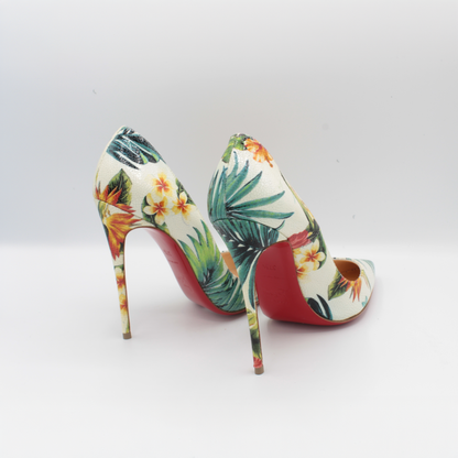 Christian Louboutin Leather "So Kate Hawaii" Pumps Size 37.5