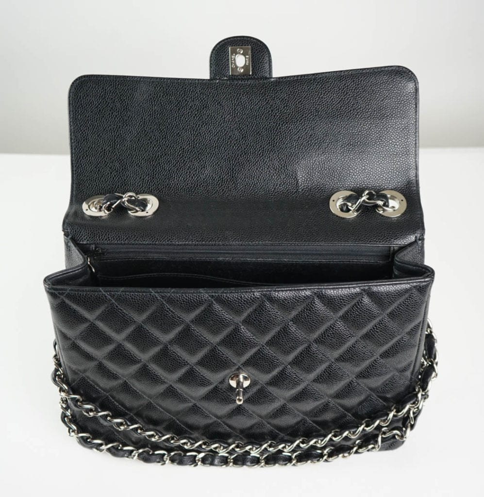 chanel purse women's leather