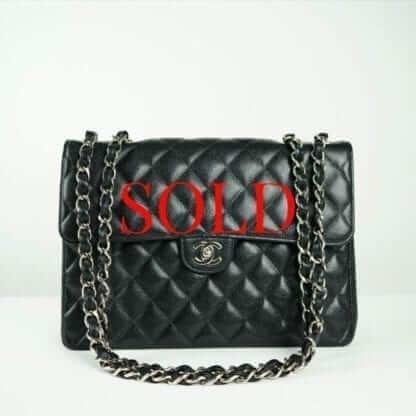 CHANEL® Black Caviar Maxi Classic Bag Women's Designer Bags Houston, Texas Houston Consignment Boutique Couture Blowout