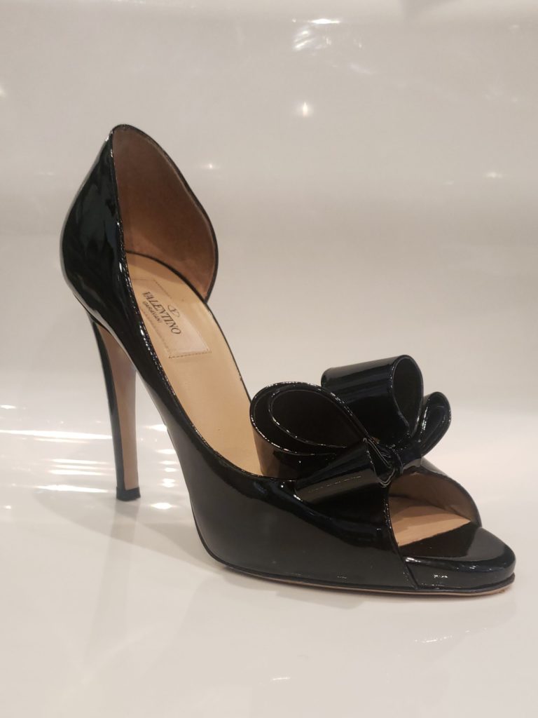 Valentino Bow Platform Patent Heels Size 38 | Couture Blowout